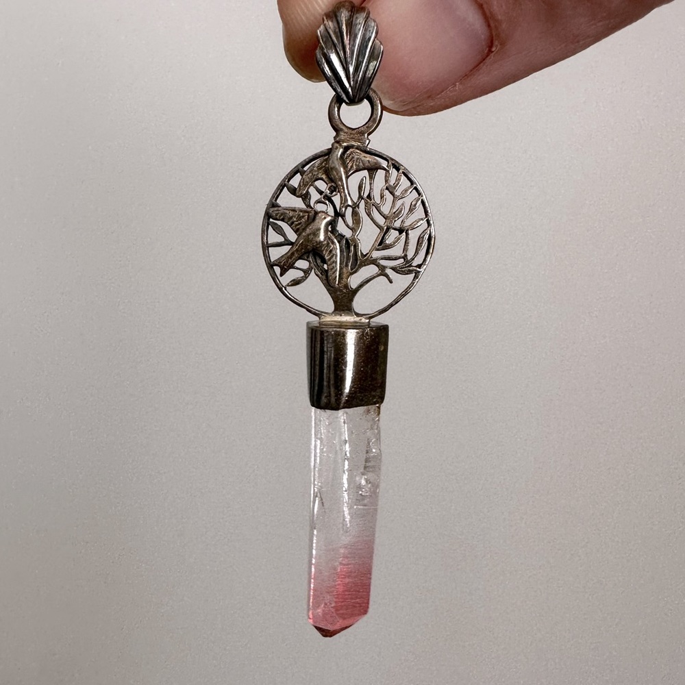 Quartz Tree of Life Pendant